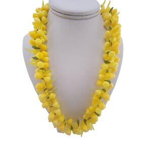 Fun and Fabulous Vintage Plastic Fruit Salad Necklace (A4620)